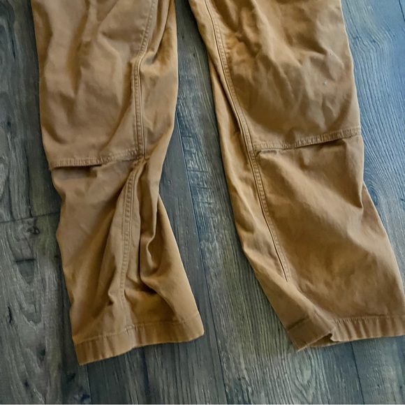 Carhartt Tan Overalls Bibs Double Knee Womens Small Short - Picture 5 of 7